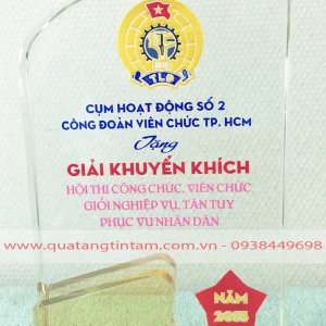 Biểu trưng pha lê (QTTT_PL006)