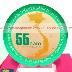 Biểu trưng pha lê, in kỹ thuật số cao cấp (QTTT_013)